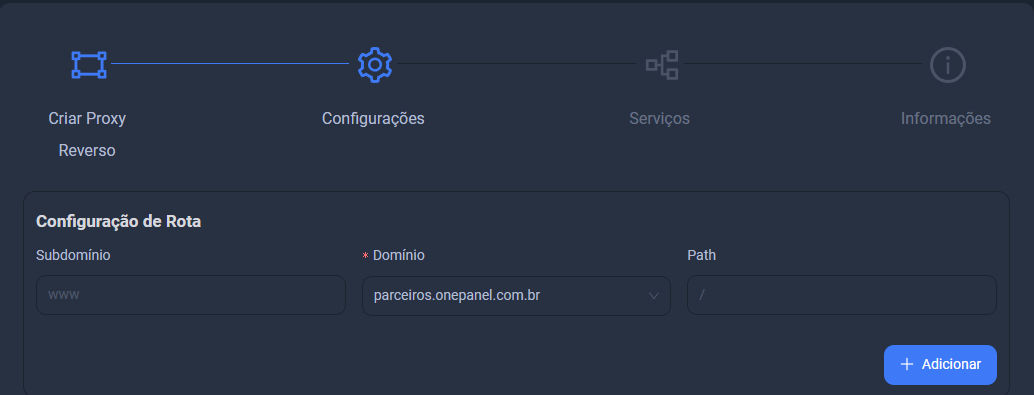 Criação de um reverse proxy 2